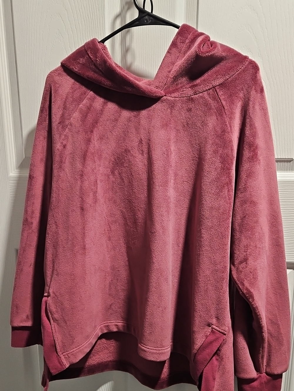 Source Unknown Plush Hooded Pullover - Rose